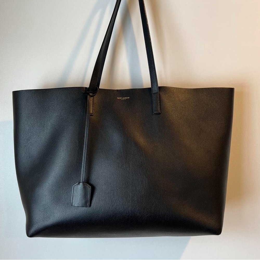 Saint Laurent Leather Tote Bag